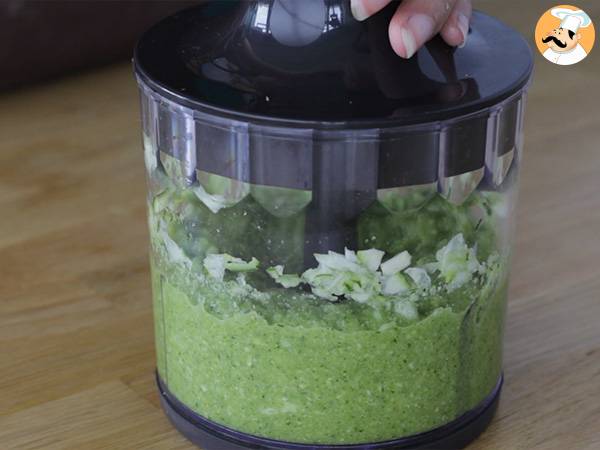 Zucchini-Moelleux mit Kiri-Herz - Zubereitung Schritt 2