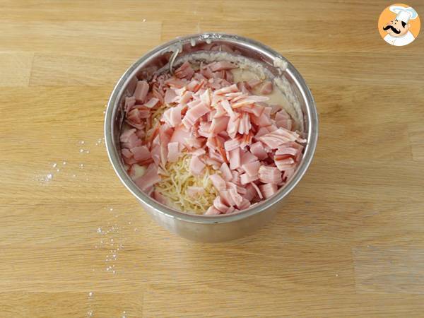 Waffeln mit Speck, Grafschaft und Kartoffeln - Zubereitung Schritt 3