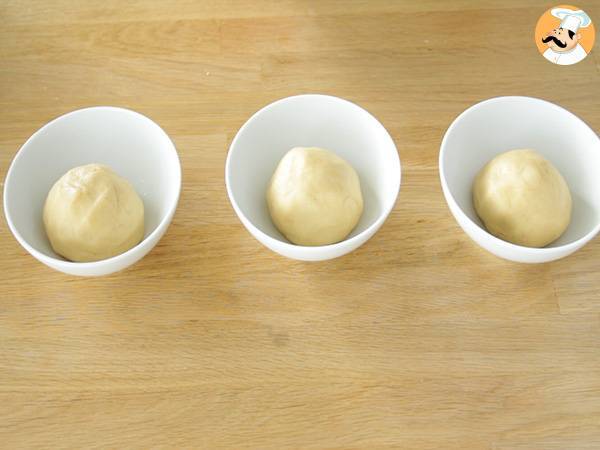 Dreifarbiges Mürbegebäck, französische Flagge - Zubereitung Schritt 2