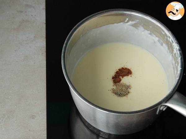 Bechamelsauce, einfaches Rezept - Zubereitung Schritt 3