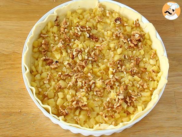 Camembert-Torte mit Äpfeln - Zubereitung Schritt 3