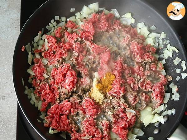 Samoussas mit Rindfleisch - Zubereitung Schritt 1