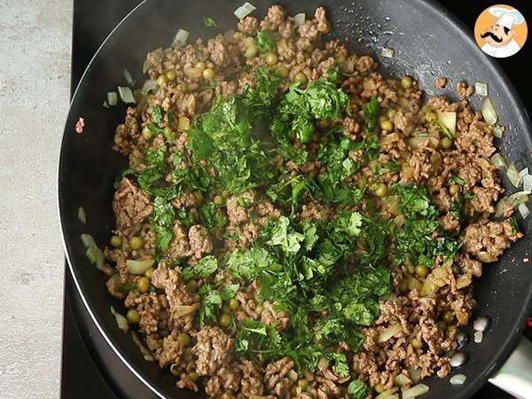 Samoussas mit Rindfleisch - Zubereitung Schritt 3