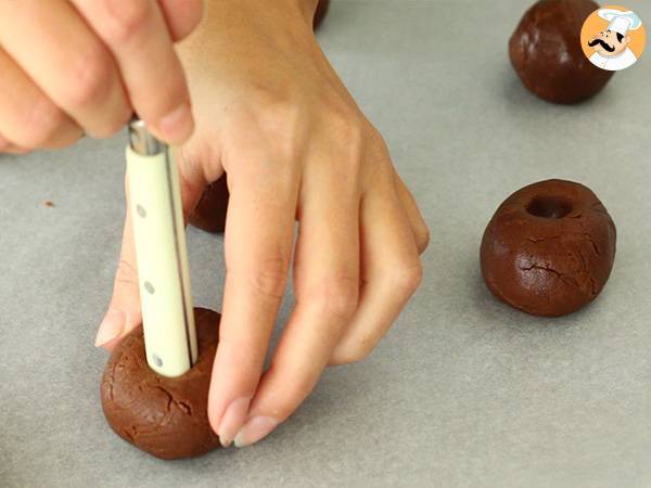 Kleine Kekse mit Nutella - Zubereitung Schritt 3