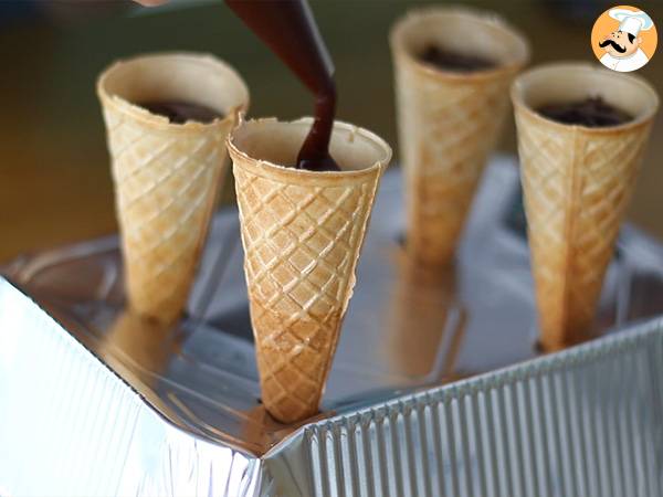 Tannenbäume Brownies - Zubereitung Schritt 3