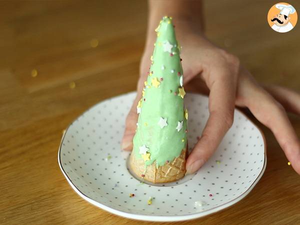 Tannenbäume Brownies - Zubereitung Schritt 8