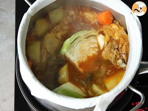 Traditionelles marokkanisches Couscous mit Huhn - Zubereitung Schritt 8