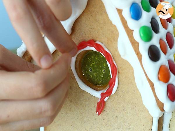 Lebkuchenhaus für Weihnachten - Zubereitung Schritt 13