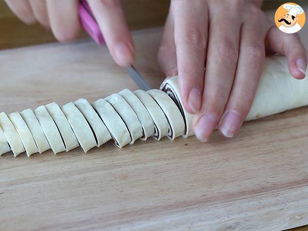 Nutella-Tannenbaum zum Teilen - Zubereitung Schritt 2