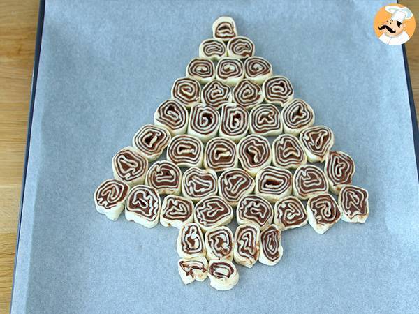 Nutella-Tannenbaum zum Teilen - Zubereitung Schritt 3