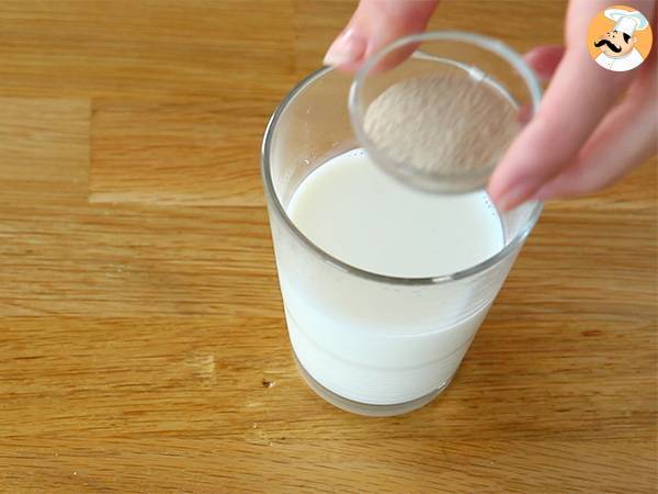 Krapfen mit Schokolade - Zubereitung Schritt 1