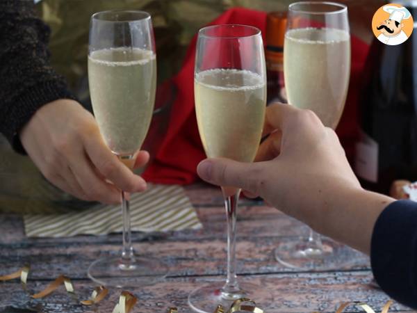 Champagnersuppe, ein festlicher Cocktail - Zubereitung Schritt 3