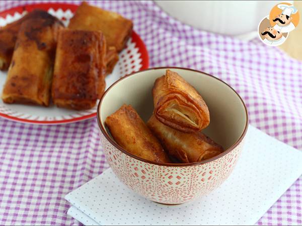 Knusprige Bananen mit Filoteig - Zubereitung Schritt 6