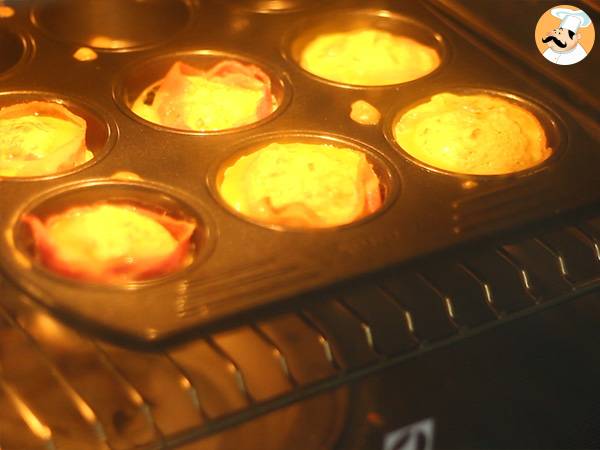 Muffins mit Speck - Zubereitung Schritt 4