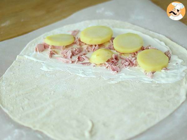 Chausson à la Raclette, die savoyische Calzone - Zubereitung Schritt 2