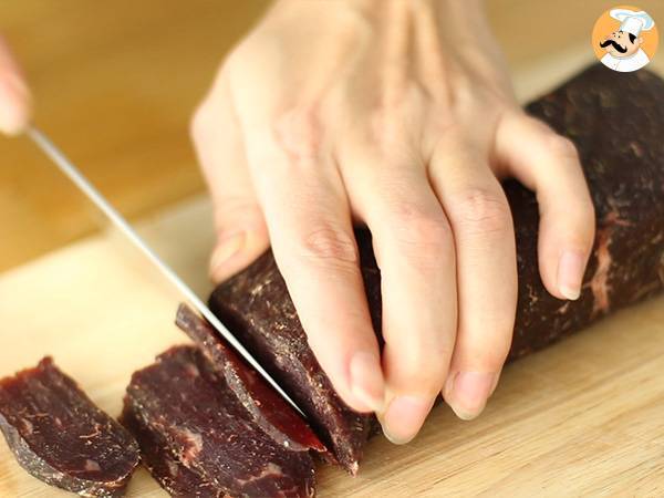 Bündnerfleisch oder getrocknetes Rindfleisch - Zubereitung Schritt 5