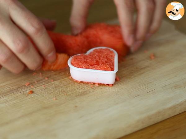 Überraschungskuchen zum Valentinstag - Zubereitung Schritt 4