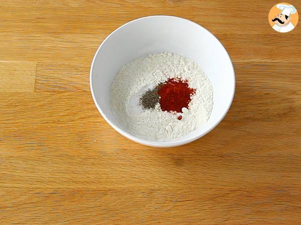 Tenders knuspriges Hühnchen wie bei KFC - Zubereitung Schritt 4