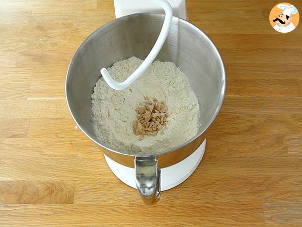 Hausgemachte Burgerbrötchen (Buns) - Zubereitung Schritt 1