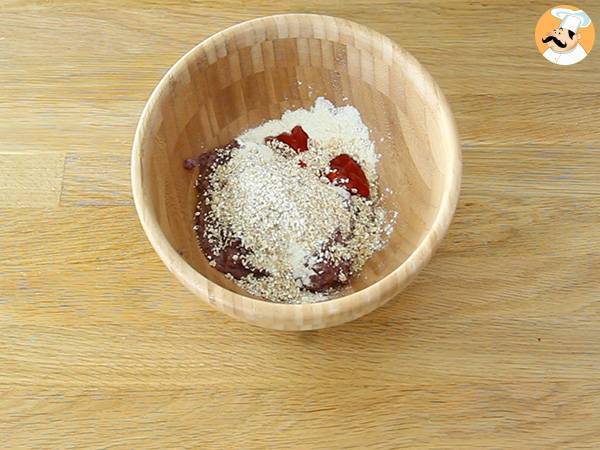 Vegetarischer Burger mit roten Bohnen - Zubereitung Schritt 2