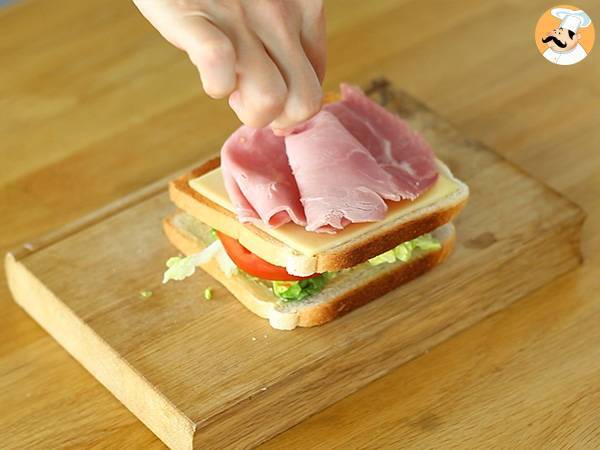 Club Sandwich mit Ei - Zubereitung Schritt 2