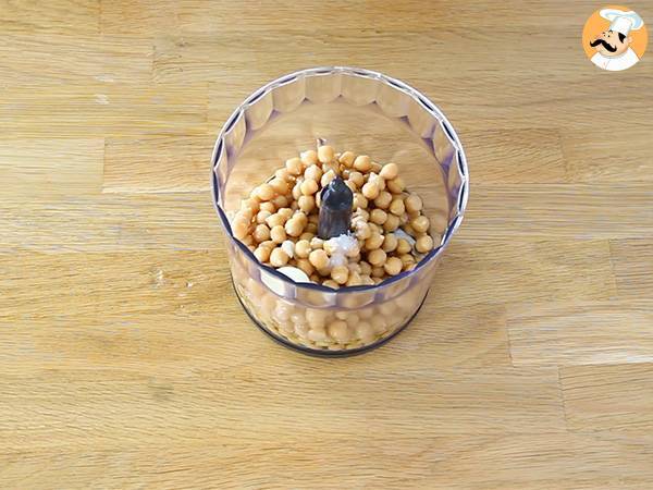 Cremiger libanesischer Hummus - Zubereitung Schritt 1