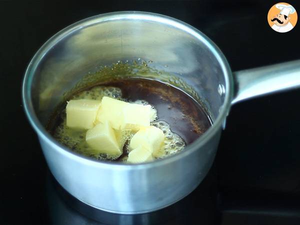 Törtchen mit Karamell und Schokolade - Zubereitung Schritt 3