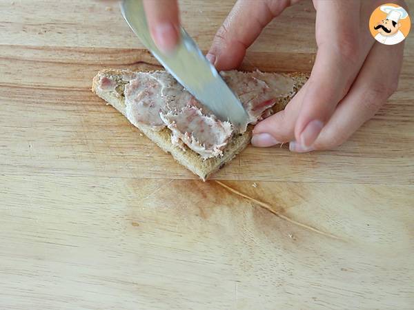 Toast Rillettes Cornichons - Zubereitung Schritt 2