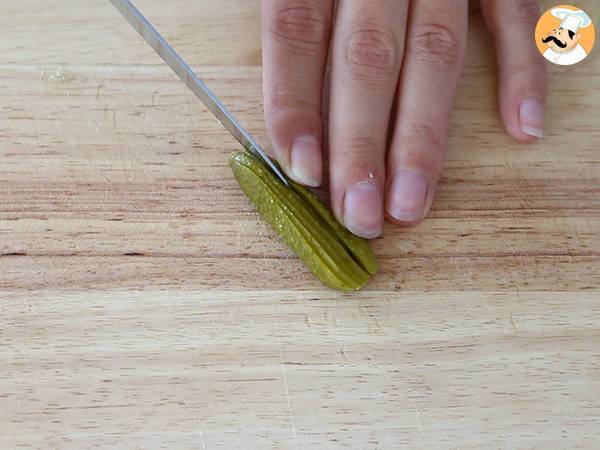 Toast Rillettes Cornichons - Zubereitung Schritt 3