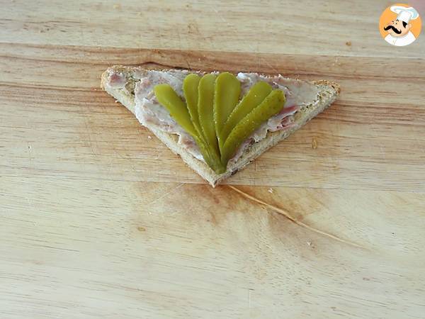 Toast Rillettes Cornichons - Zubereitung Schritt 4