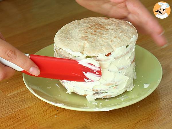 Sandwich Cake, der frische Kuchen zum Aperitif - Zubereitung Schritt 4