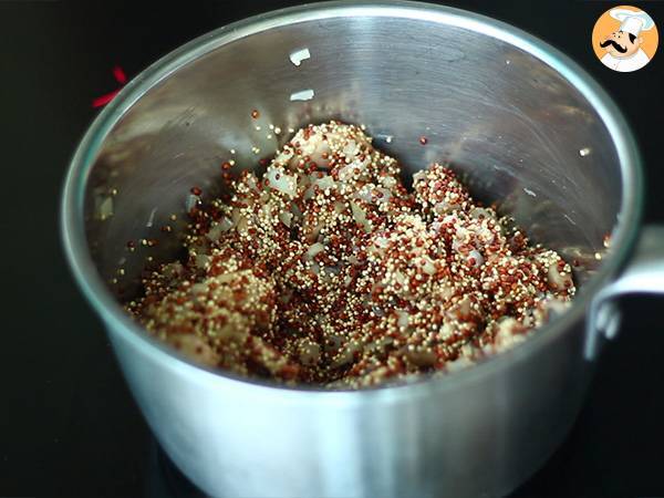 Quinoa-Risotto mit Pilzen - Zubereitung Schritt 2