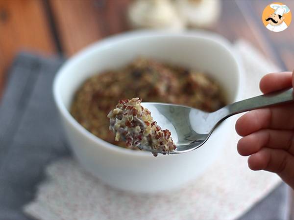 Quinoa-Risotto mit Pilzen - Zubereitung Schritt 5