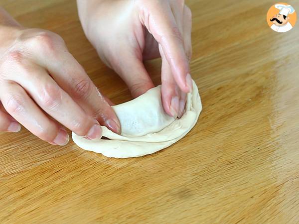 Gazellenhörner, das Rezept Schritt für Schritt erklärt - Zubereitung Schritt 5