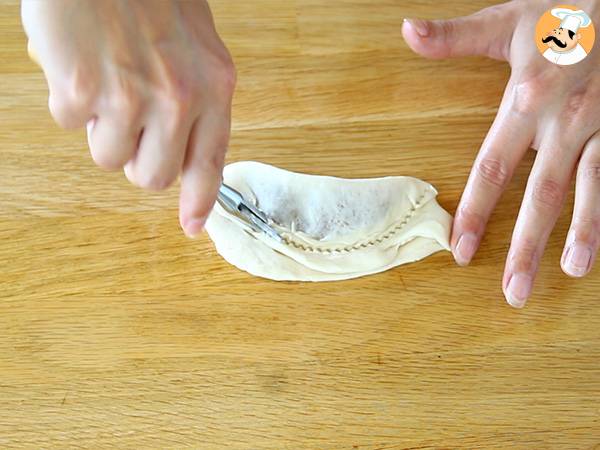 Gazellenhörner, das Rezept Schritt für Schritt erklärt - Zubereitung Schritt 6