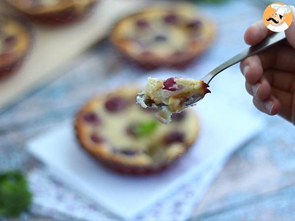 Mini Clafoutis mit Kirschen, glutenfrei - Zubereitung Schritt 5
