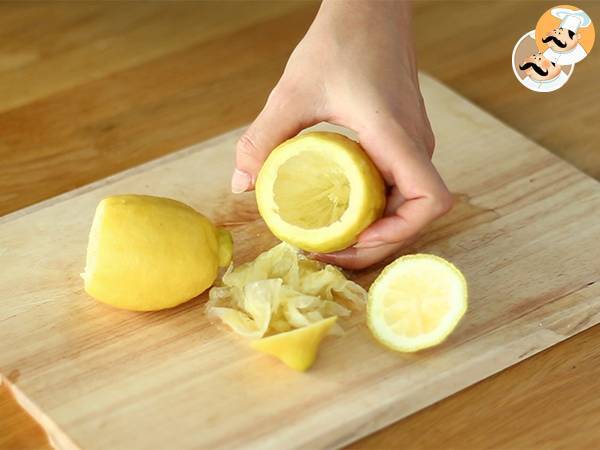 Gefrorene Zitrone, ein erfrischendes Sorbet - Zubereitung Schritt 1