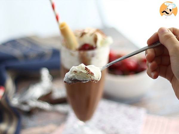 Chocolat liégeois, die Wiener Schokoladencreme - Zubereitung Schritt 5