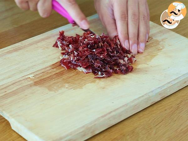 Tartar Schinken Melone Tomate - Zubereitung Schritt 1