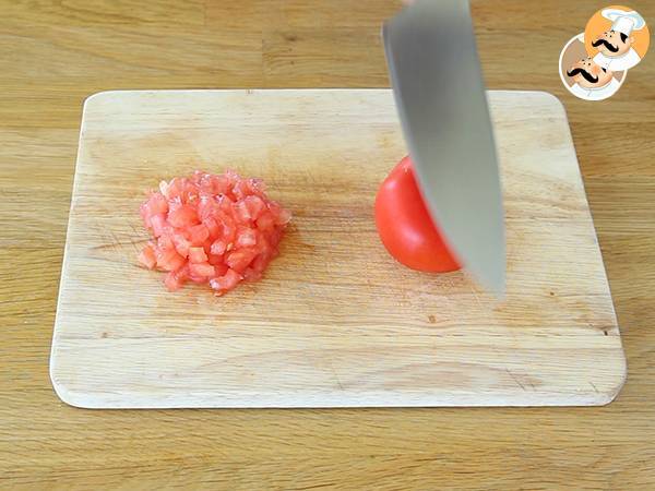 Tartar Schinken Melone Tomate - Zubereitung Schritt 2