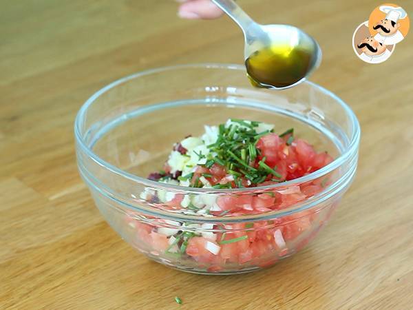 Tartar Schinken Melone Tomate - Zubereitung Schritt 3