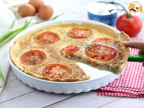 Quiche mit Thunfisch und Tomate - Zubereitung Schritt 5