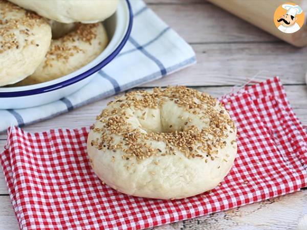 Hausgemachte Bagel-Brote - Zubereitung Schritt 7