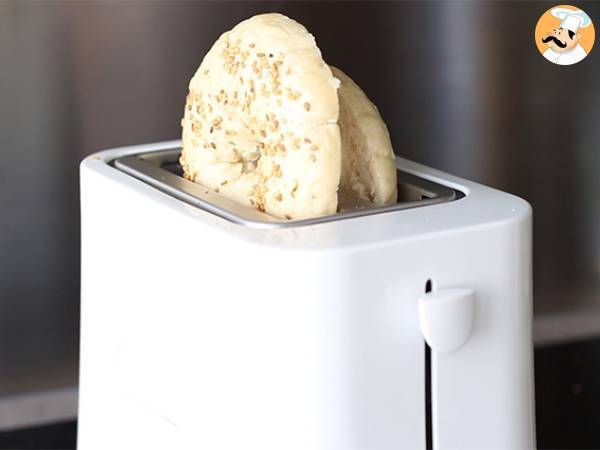 Bagel Schoko-Banane - Zubereitung Schritt 1