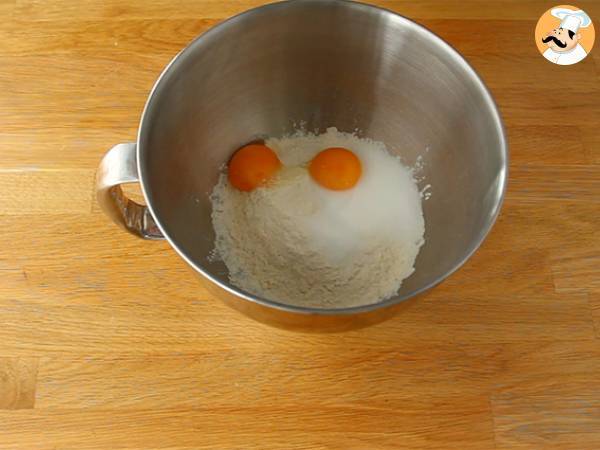 Leichte und knusprige Waffeln - Zubereitung Schritt 1