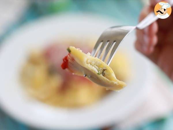 Ravioli mit Ricotta, das Rezept Schritt für Schritt erklärt - Zubereitung Schritt 9