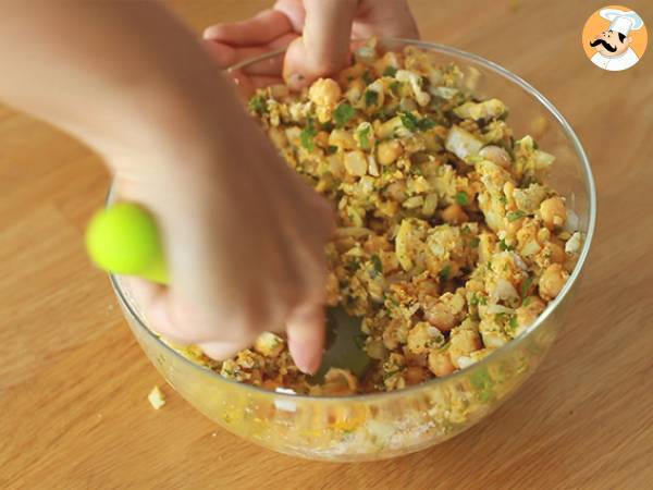 Falafel, das schnelle und einfache Rezept - Zubereitung Schritt 3