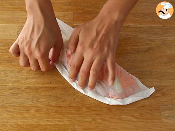 Lachs-Papilloten - Zubereitung Schritt 4