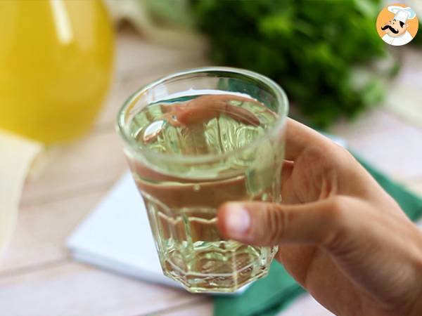 Selbstgemachter Pfefferminzsirup - Zubereitung Schritt 4