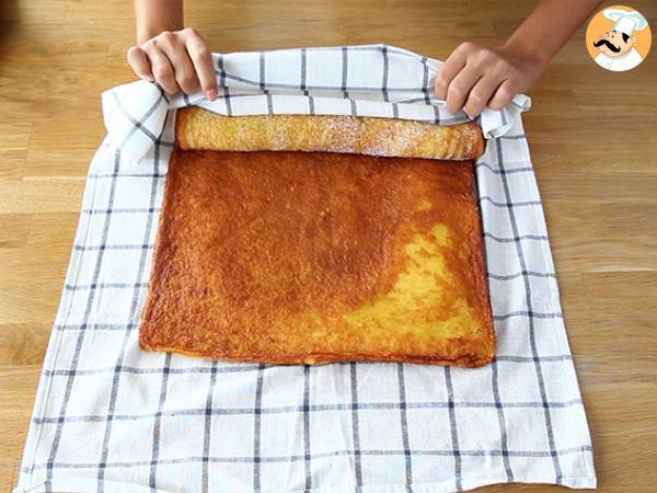 Portugiesischer Orangenrollkuchen - Torta de laranja - Zubereitung Schritt 6